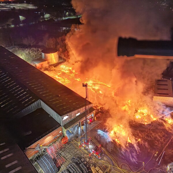 Drencher activation critical in preventing fire spread at Lancashire industrial site
